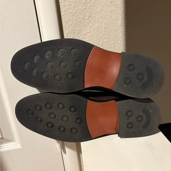 Abound Ortholite Eco Insole Brown Soft Faux Leather Comfort Penny Loafer Mens 11 - Picture 8 of 10